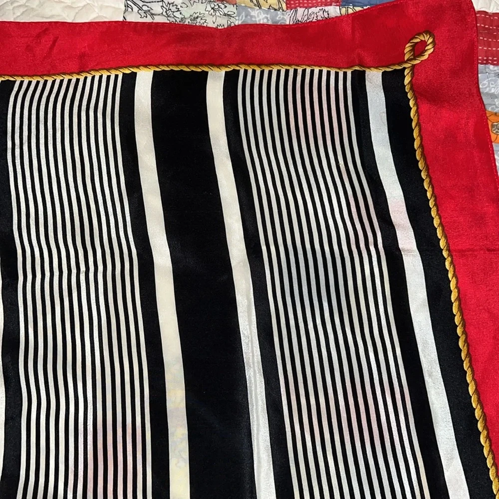 Vintage Lauren Ralph Lauren silk scarf sailing motif square 31”